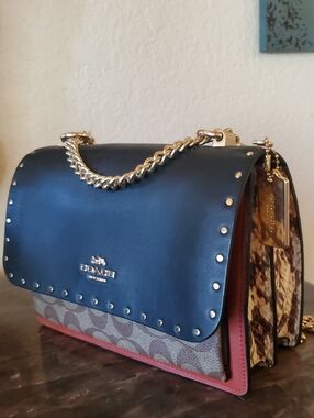Coach Exotic Klare Crossbody With Rivets